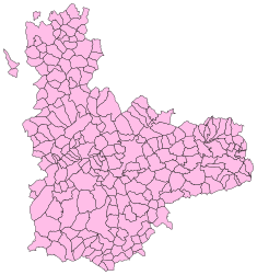 División en municipios de la provincia