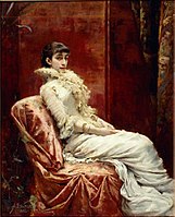 Альберт Едельфельт. «Варвара М'ятлєва, дочка генерала Іллі Гавриловича Бібікова», 1882