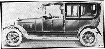 Brendon limousine for 1913 Vauxhall Brendon limousine on a 25 hp 4-cylinder chassis.jpg