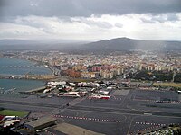 View of La Línea de la Concepción, from the Rock of Gibraltar.jpg