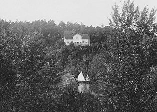 "Stora villan" och Mariebergssundet 1902.