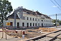Widok budynku dworca w Łukowie Template:Wikiekspedycja kolejowa 2015