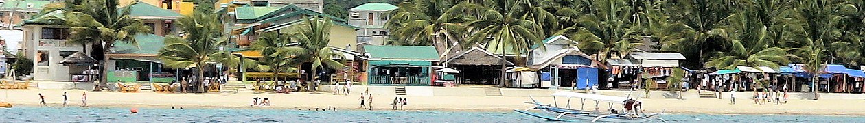 The beach of Puerto Galera