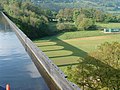 Pogled na dolino reke Dee z akvadukta