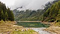 Wandeltocht rond Lago di Pian Palù (1800 m). in het Nationaal park Stelvio.