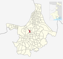 Location of Ward No. 73 in Kolkata Ward Map Ward no. 73 in Kolkata Municipal Corporation.svg