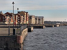 The David's Wharf apartments of Barry Waterfront