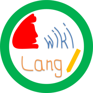 proposed logo of WikiLang.