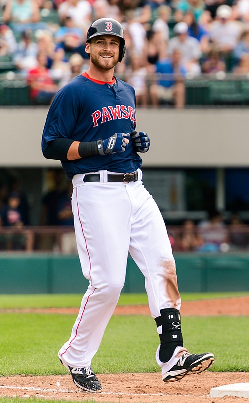 Middlebrooks with the Pawtucket Red Sox in 2014