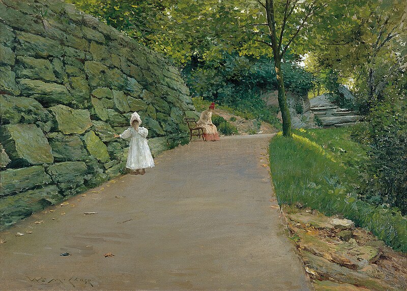 File:William Merritt Chase - In the Park.jpg