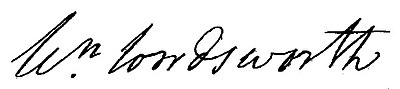 Thumbnail for File:William Wordsworth Signature.jpg