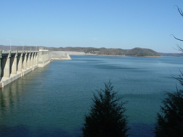 Lake Cumberland is the largest artificial American lake east of the Mississippi River by volume.