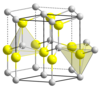 ZnS, Wurtzit (hexagonal)