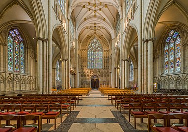 The nave looking west