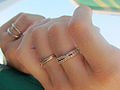 " 12 - ITALY - gold ring (handmade in Italy) hand female.JPG