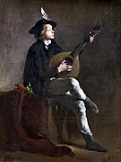 Le Musicien (The musician) by Augustin Théodule Ribot - The Burrell Collection UK.