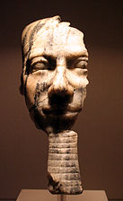 Kopf einer Statue des Chephren