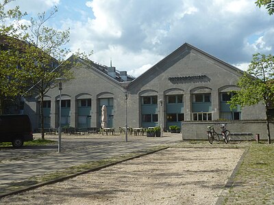 No. 101: The former tramway depot, nor Osterbrohuset Arhusgade Remise.JPG