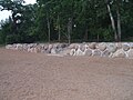 Spiaggia sotto il ponte di osservazione