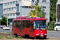 Трамвайный вагон АКСМ-62103 в Казани