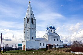 Вид на церковь Николая Чудотворца