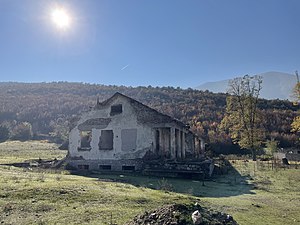 Structure of the former Raduša mine