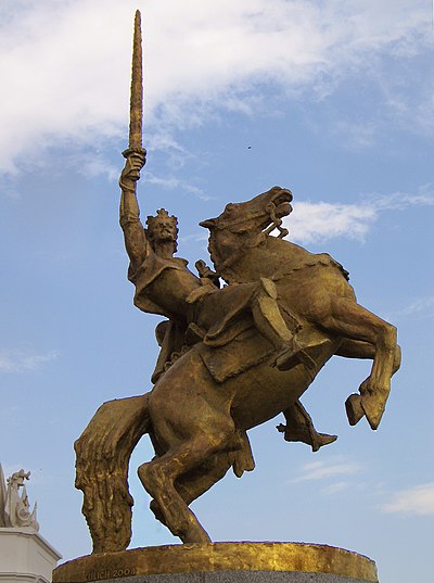 A statue of Svätopluk I