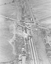 Aerial view of the 1971 derailment