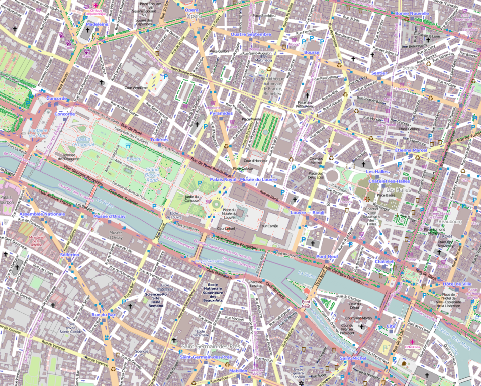 File:1er Arrondissement, Paris, France - Open Street Map.png