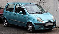 Facelifted M150-series Daewoo Matiz