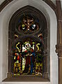 Kirchenfenster in der katholischen Pfarrkirche St. Peter in Heppenheim