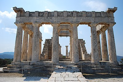 Temple d'Aphaïa, Égine, Grèce