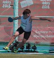 2018-10-14 Athletics Boys' Discus throw at the 2018 Summer Youth Olympics - Stage 2 (Martin Rulsch) 07a.jpg