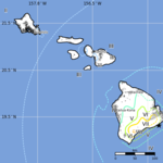 2018年夏威夷地震等震线图（英语：Isoseismal map）