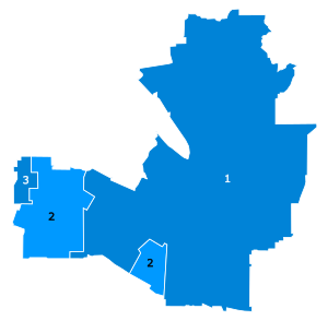 2018 California's 34th congressional district primary results by county supervisorial district
Map legend
Gomez--50-60%
Gomez--40-50% 2020CA34primary.svg