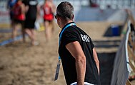 Deutsch: Beachhandball Weltmeisterschaften 2022; Tag 1: 21. Juli 2022 – Frauen, Vorrunde, Ungarn-Deutschland 0:2 (14:18, 17:20) English: 2022 Beach handball World Championships; Day 1: 21 July – Women Preliminary Round – Hungary-Norway 0:2 (14:18, 17:20)