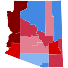 2022 United States House of Representatives Elections in Arizona by county.svg