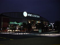 El AT&T Center es el estadio de los San Antonio Spurs de la NBA.