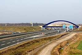 A38 bij aansluiting Leipzig-Süd. Gepland is om hier de A72 te laten aansluiten op de A38. (2009)