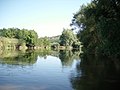 Der Fluss Hernád bei Szentistvánbaksa