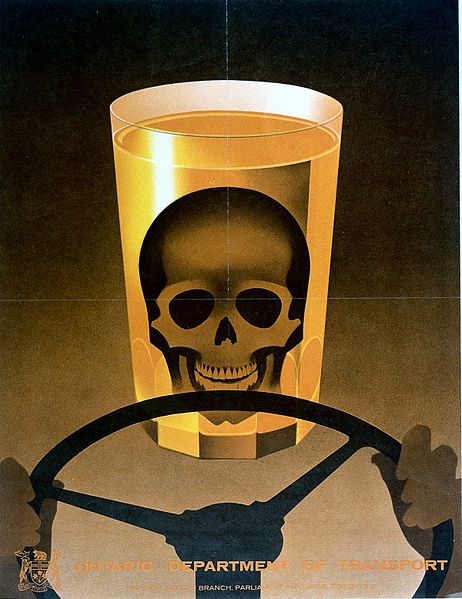 File:A skull in a drinking glass at the steering wheel of a motor Wellcome L0026402.jpg
