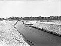 Voormalige tankgracht in het Haagse Bos, aangelegd tot singel, 1948