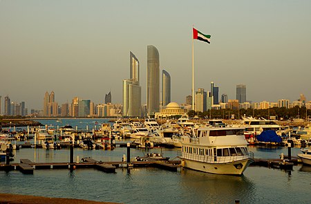 Abu Dhabi Skyline from Breakwaters Marina.jpg