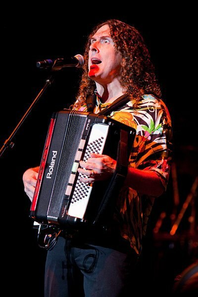 "Weird Al" Yankovic performing live in concert during his 2010 tour