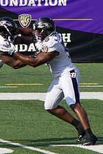 McClellan at M&T Bank Stadium in 2012. Albert McClellan MT Stadium 2012 Practice.jpg