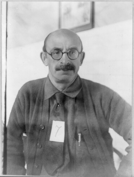 Berkman in 1919, on the eve of his deportation