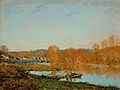 L'Automne : bords de la Seine près de Bougival Alfred Sisley, 1873