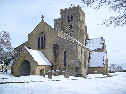 The Church of All Saints, Cuddesdon, scene of Lang's call to ordination in 1889