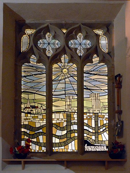 File:All Saints, Cotgrave, Mining Memorial Stained Glass Window.JPG