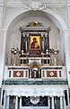 Altare della Madonna di Licodia, già della Madonna delle Grazie, con l'icona bizantina benedetta da San Giovanni Paolo II nel 1988